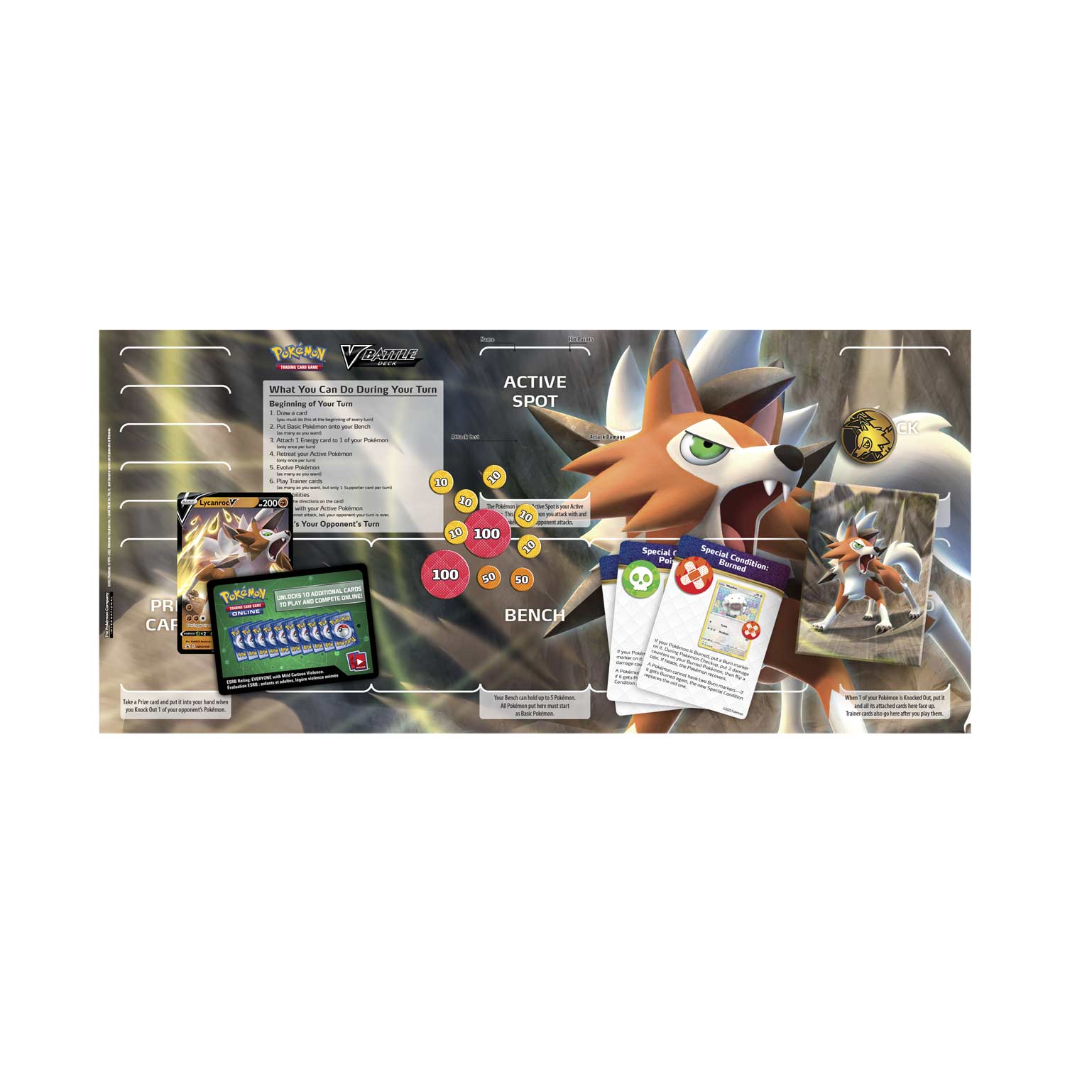 Pokemon TCG: Lycanroc V Battle Deck