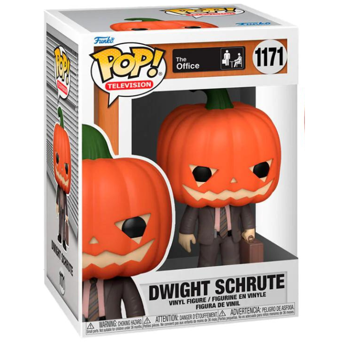 Funko Pop The Office - Dwight Schrute w/ Pumpkinhead