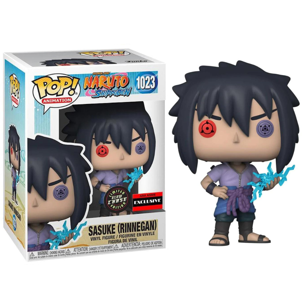 Funko Pop! SASUKE (RINNEGAN) Limited Edition Glow CHASE AAA Anime Exclusive