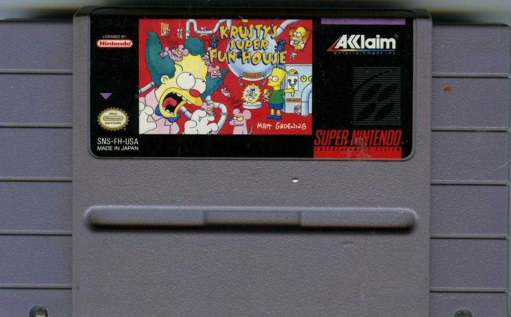 Simpsons Krusty's Super Funhouse