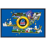 Sonic Collage 30th Anniversary Framed Print