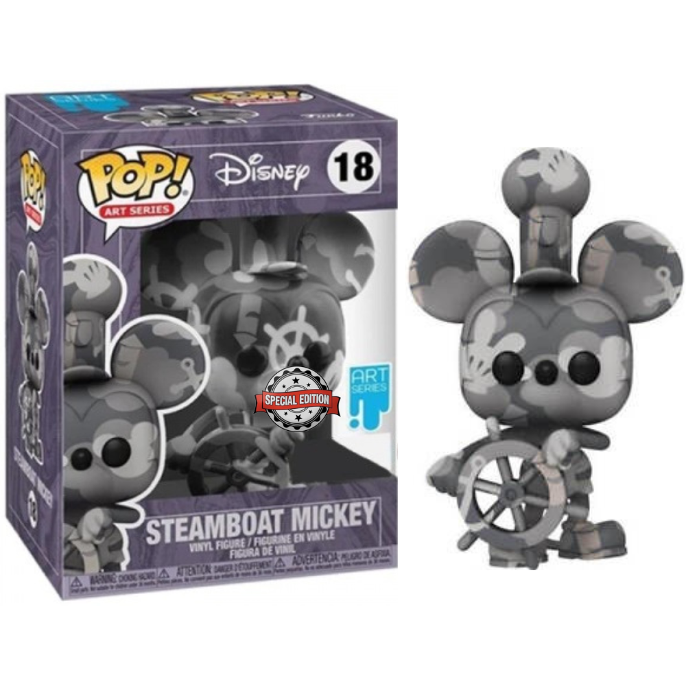 Funko Pop Disney - Steamboat Mickey (Art Series) Special Edition EX [Hardstack]