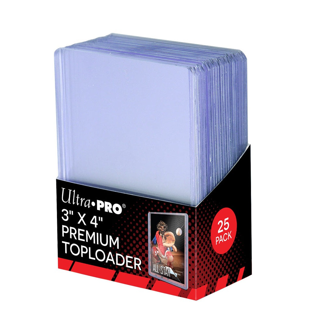 Ultra PRO Top Loaders 3x4 Regular w/ Sleeves - 25 Pack