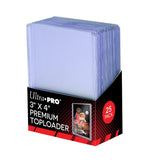 Ultra PRO Top Loaders 3x4 Regular w/ Sleeves - 25 Pack