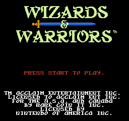 Wizards And Warriors