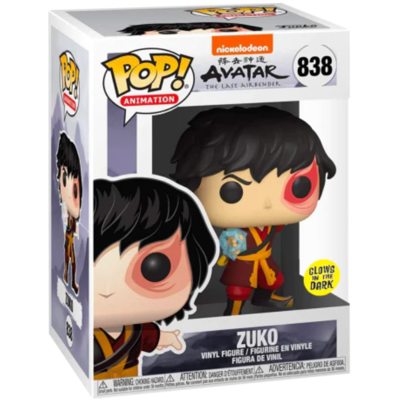 Funko Pop Avatar: The Last Airbender - Zuko w/ Lightning GITD