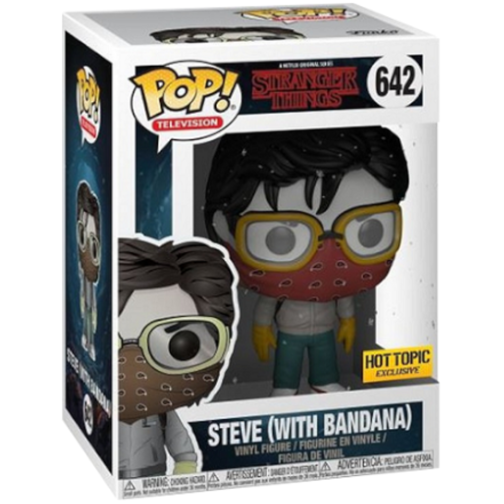 Funko Pop Stranger Things - Steve (With Bandana) Hot Topic EX
