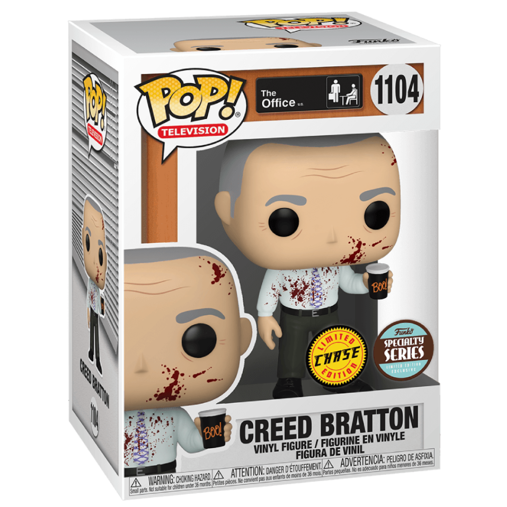 Funko Pop The Office - Creed Bratton (Bloody) Chase Specialty Series