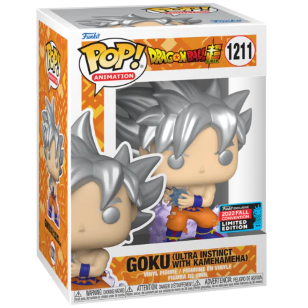 Funko Pop Dragon Ball Super - Goku (Ultra Instinct w/ Kamehameha) 2022 Fall Convention EX