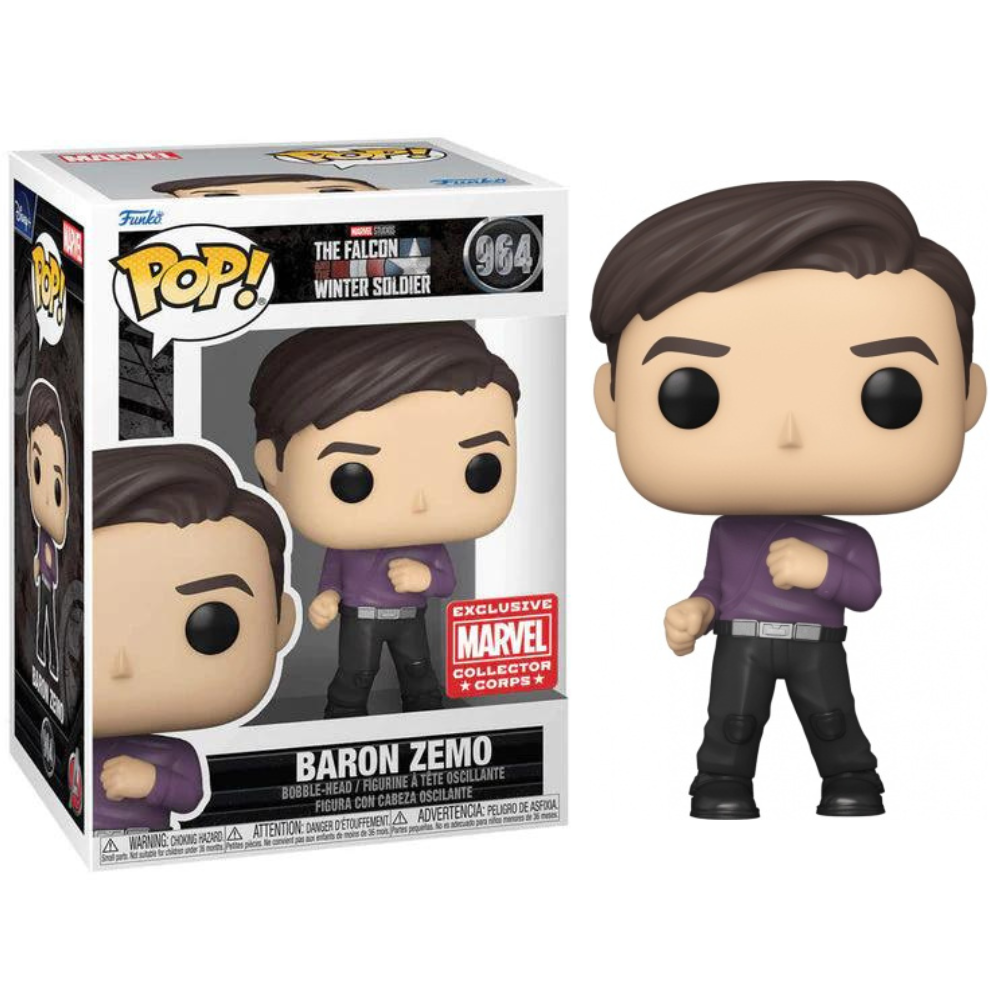 Funko Pop The Falcon & The Winter Soldier - Baron Zemo (Club) Collector Corps EX
