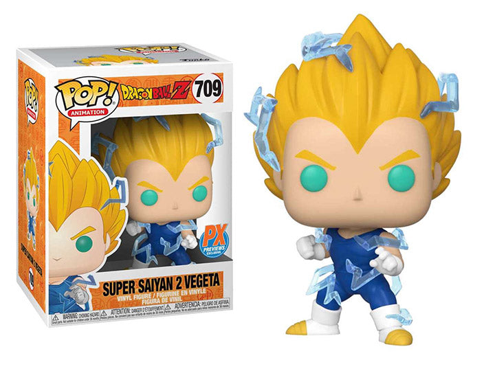 Funko Pop Dragon Ball Z - Super Saiyan 2 Vegeta PX Previews EX
