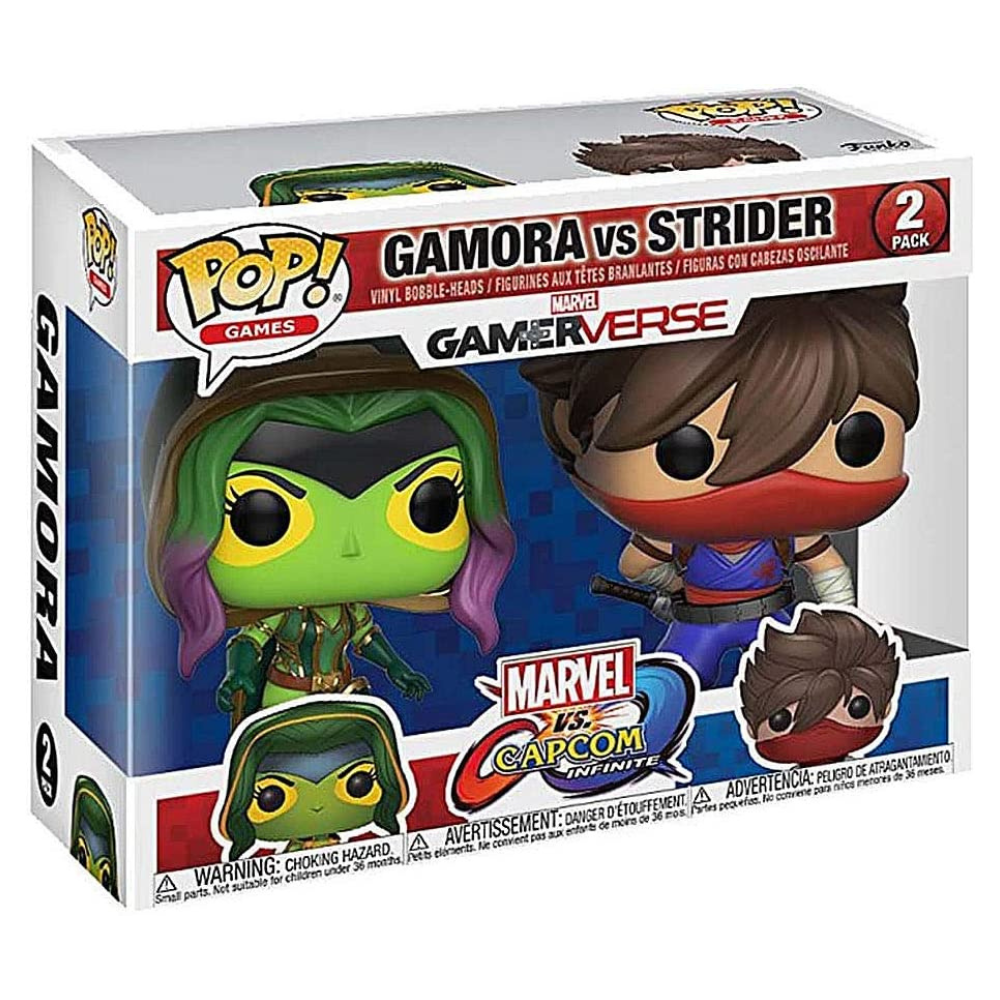 Funko Pop Gameverse Marvel vs Capcom - Gamora vs Strider 2-Pack