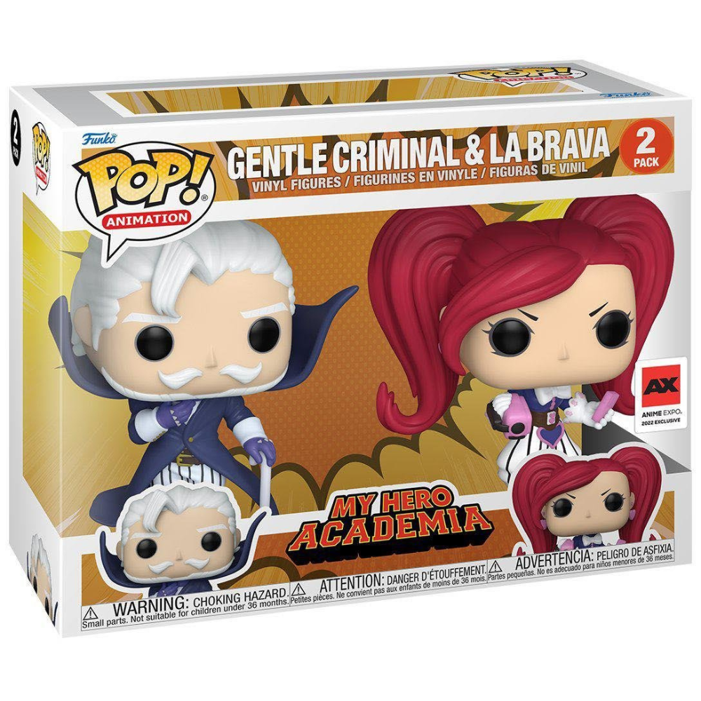 Funko Pop My Hero Academia - Gentle Criminal & LA Brava 2-Pack Anime Expo EX