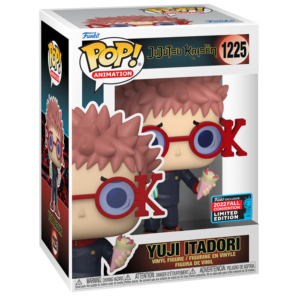 Funko Pop Jujutsu Kaisen - Yuji Itadori w/ Glasses 2022 Fall Convention EX