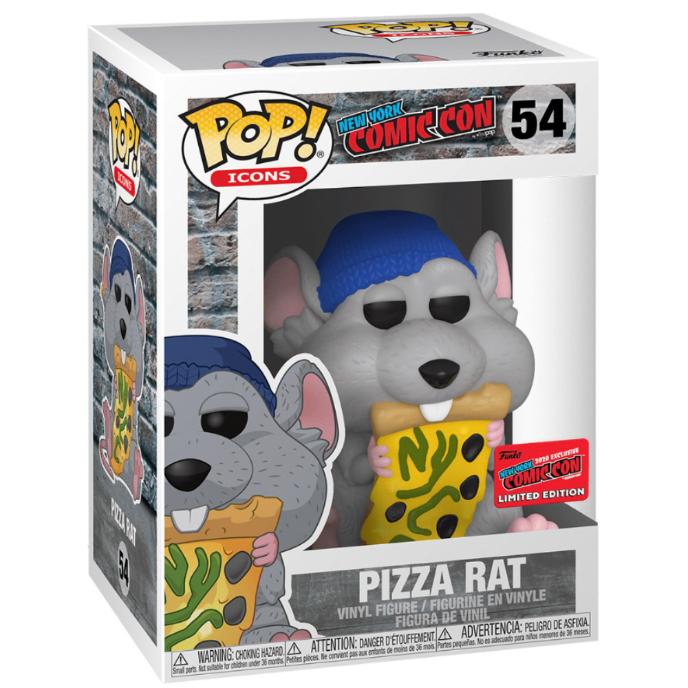 Funko Pop Ad Icons New York Comic Con - Pizza Rat 2020 Fall Convention LE