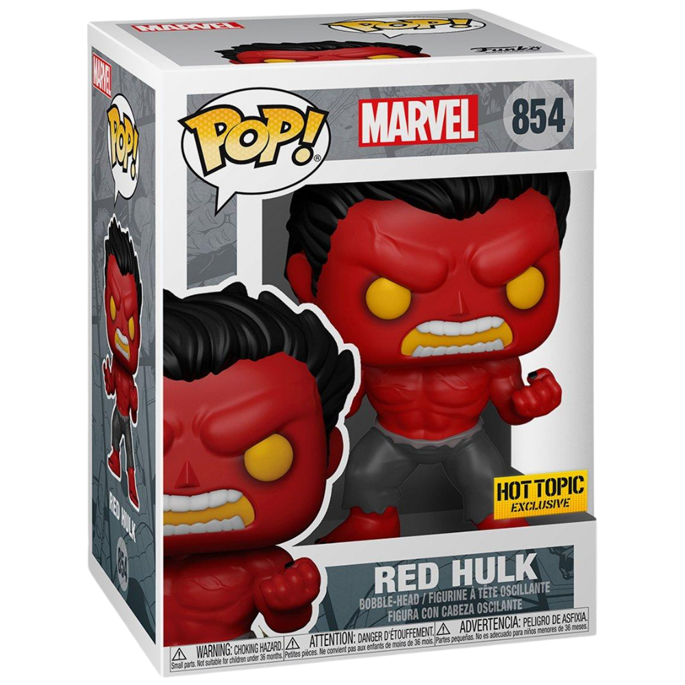 Funko Pop Marvel - Red Hulk Hot Topic EX