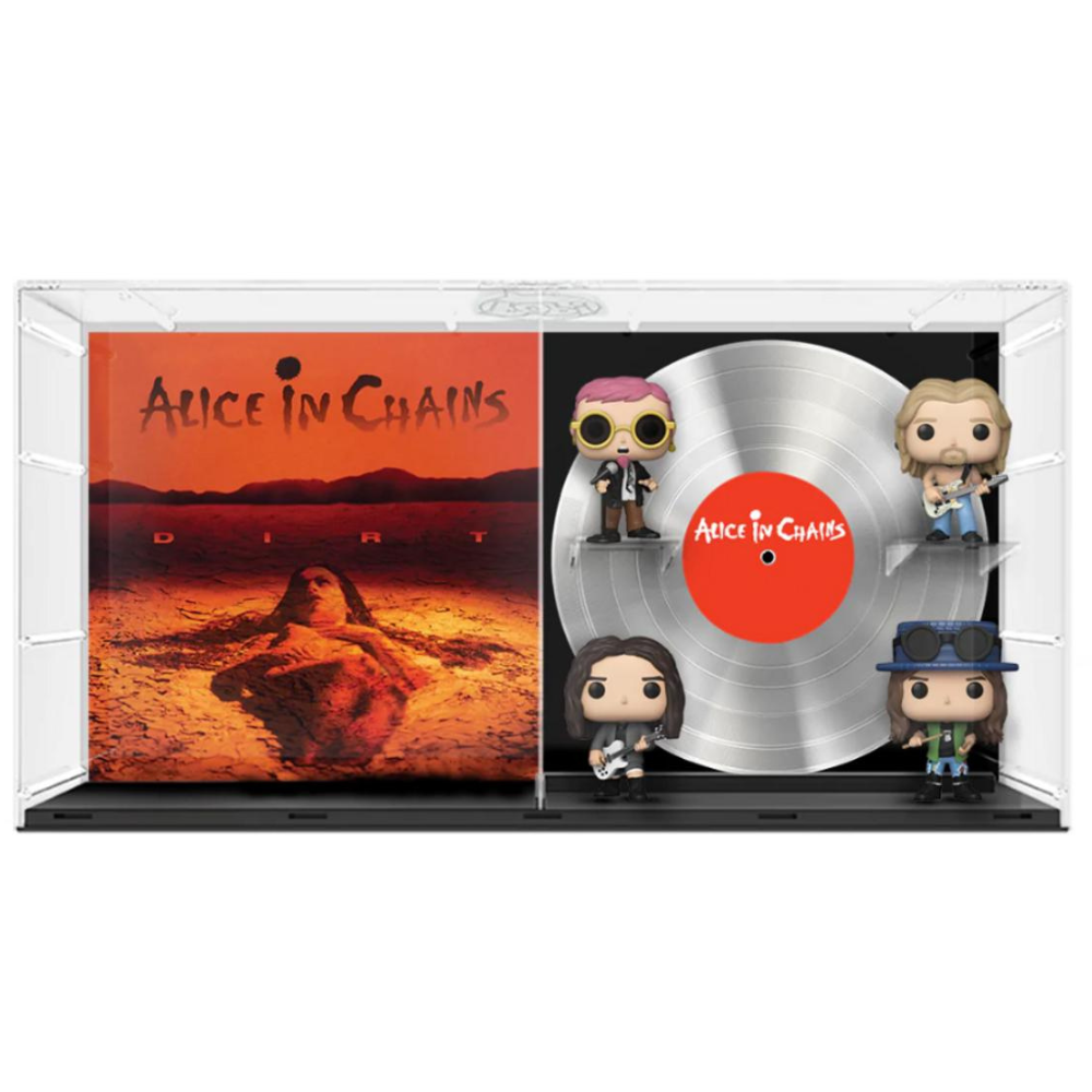 Funko Pop Albums Alice In Chains Dirt - Layne Staley / Jerry Cantrell / Mike Starr / Sean Kinney 4-Pack