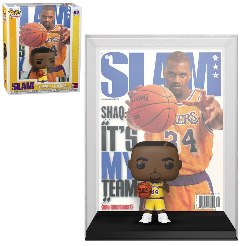 Funko Pop NBA Slam Cover Shaquille O'Neal w/ Protector