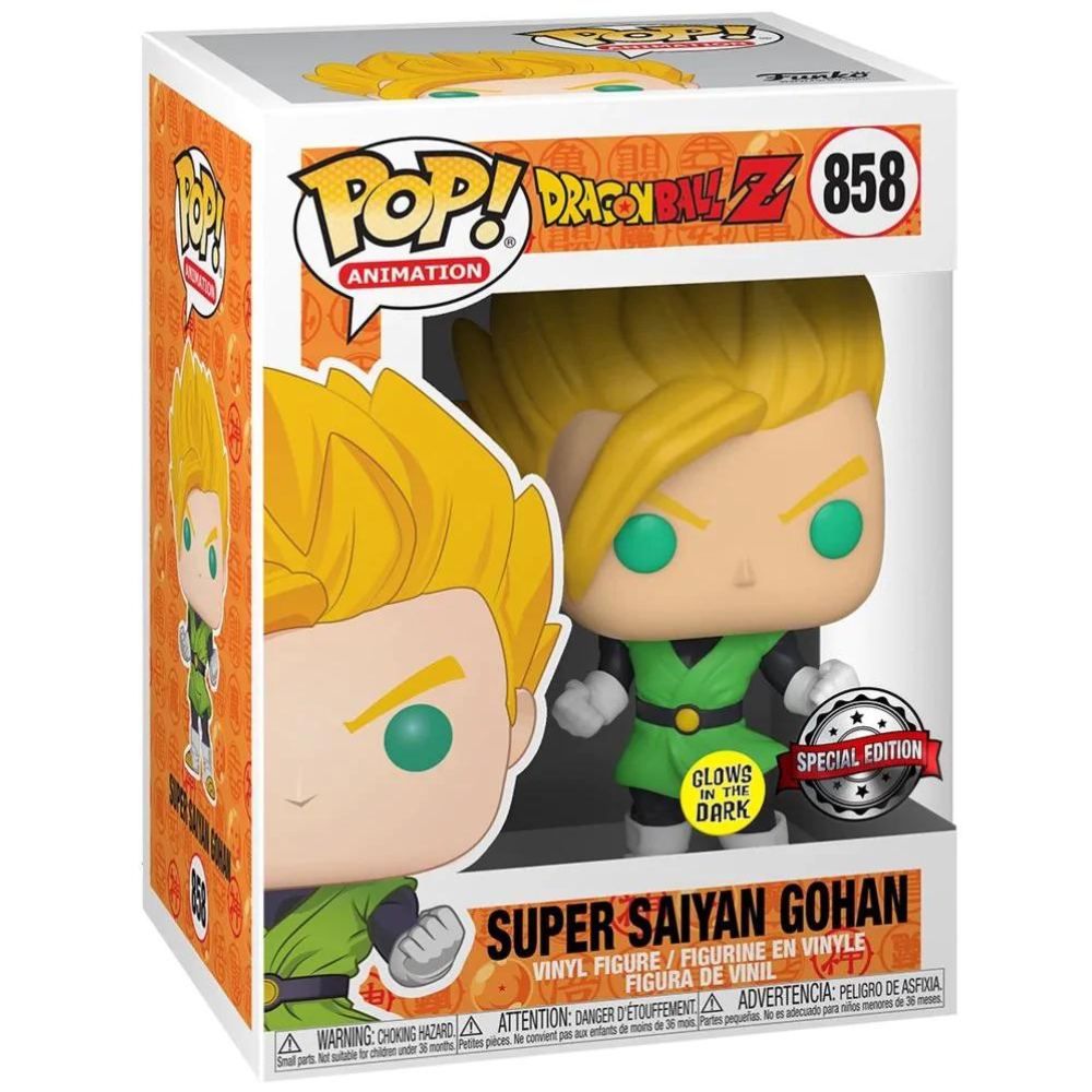 Funko Pop Dragon Ball Z - Super Saiyan Gohan GITD Special Edition