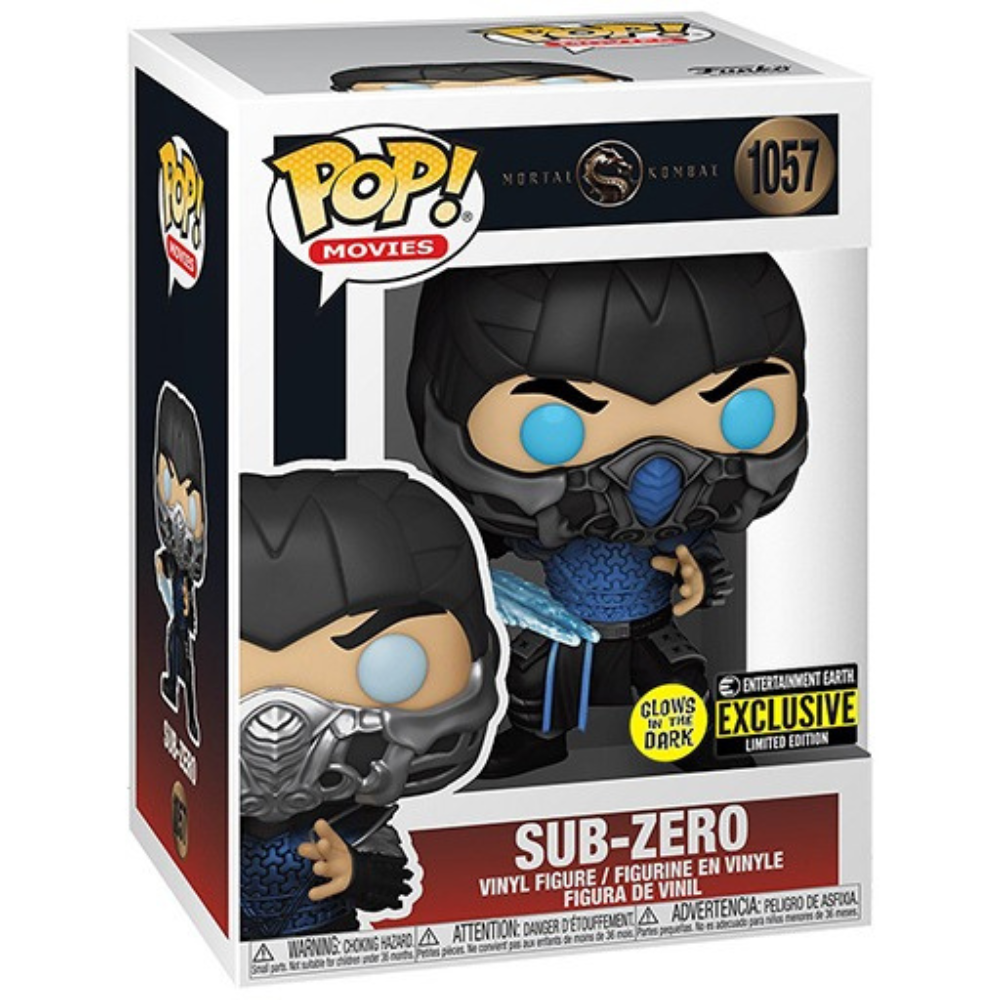 Funko Pop Mortal Kombat - Sub-Zero GITD Entertainment Earth EX
