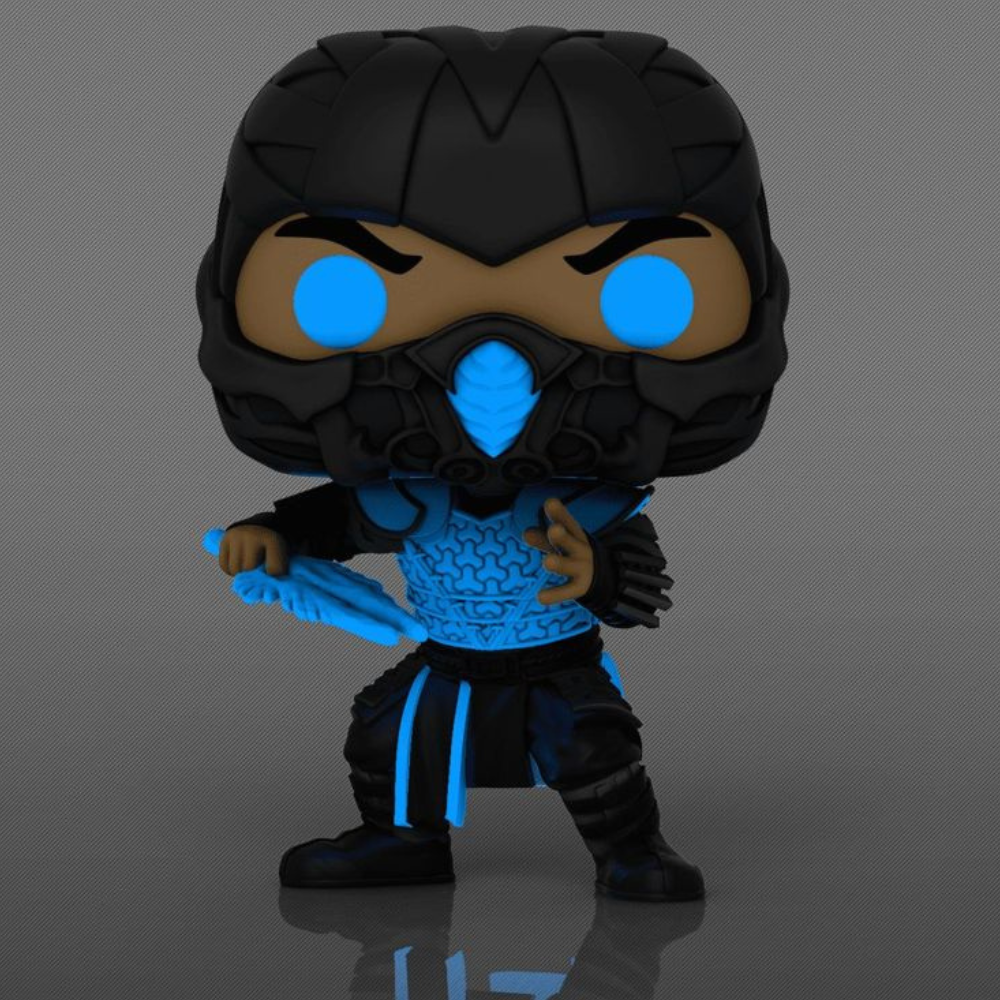 Funko Pop Mortal Kombat - Sub-Zero GITD Entertainment Earth EX