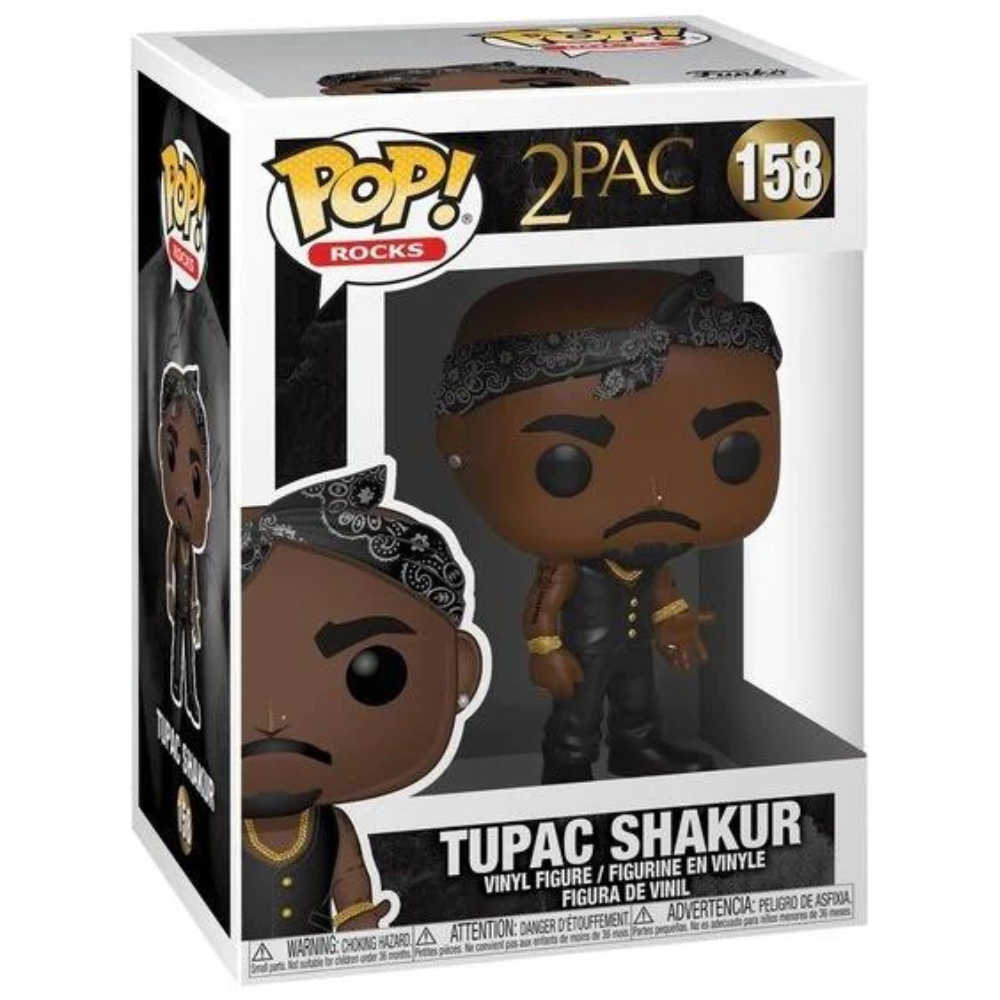 Funko Pop Rocks 2Pac - Tupac Shakur (Black Vest)