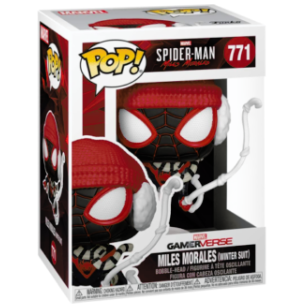Funko Pop Marvel Spider-Man: Mile Morales - Miles Morales (Winter Suit)