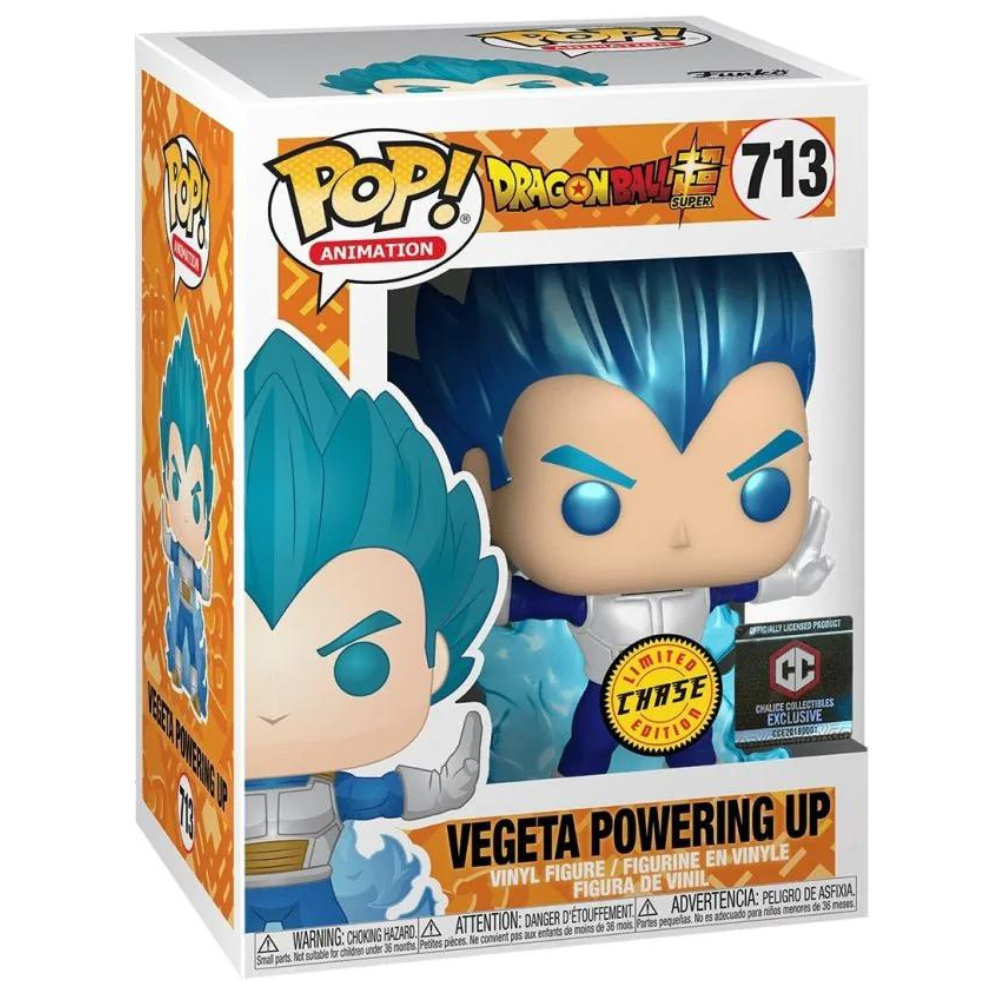 Funko Pop Dragon Ball Super - Vegeta Powering Up (Chase) GITD Chalice Collectibles Edition