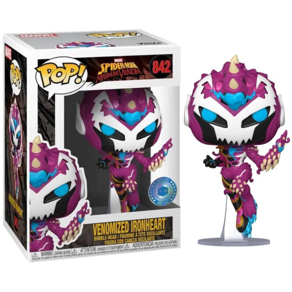 Funko Pop Marvel Spiderman Maximum Venom - Venomized Ironheart PIAB EX