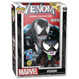 Funko Pop Comic Cover w/ Protector - Marvel Comics Venom Lethal GITD PX EX