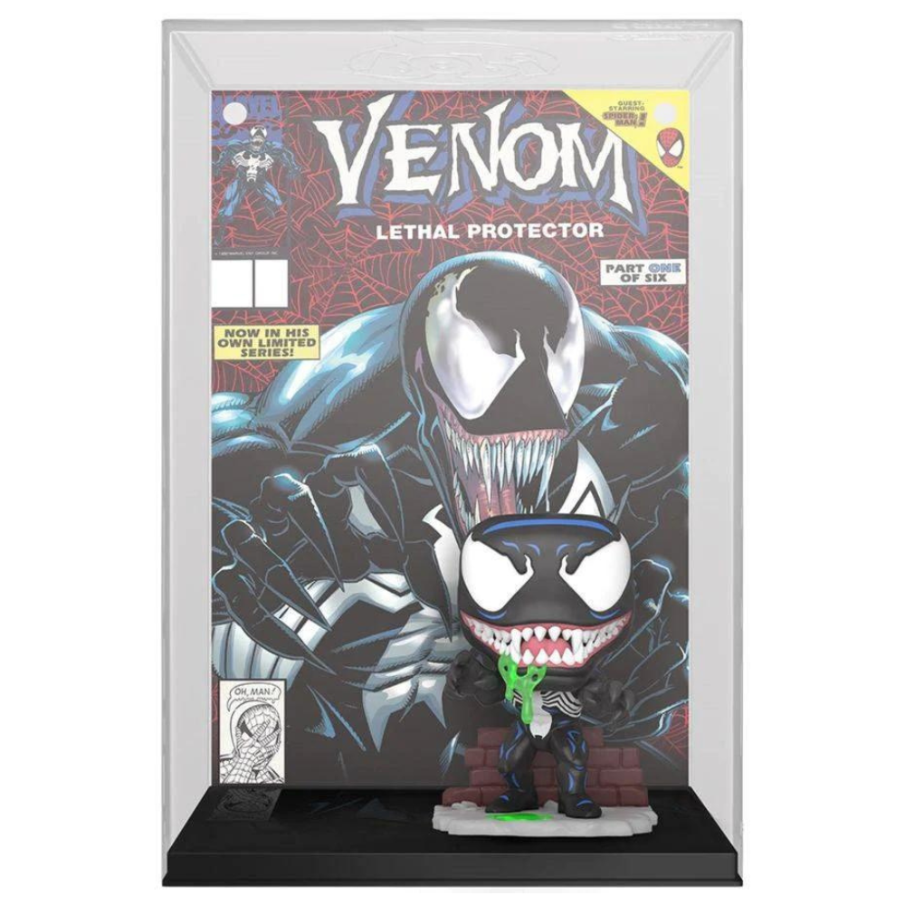 Funko Pop Comic Cover w/ Protector - Marvel Comics Venom Lethal GITD PX EX