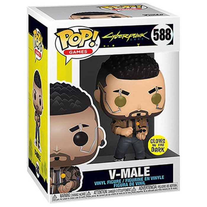 Funko Pop Cyberpunk - V-Male GITD Funko Club