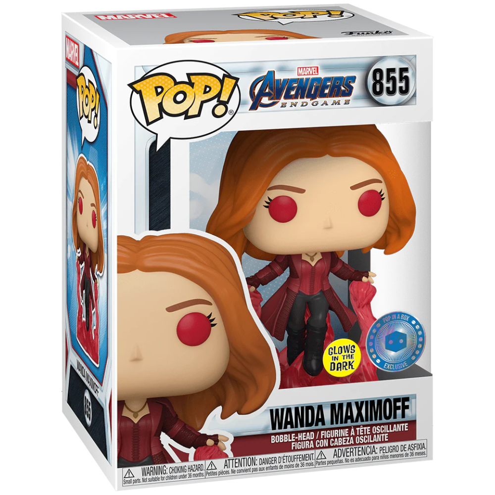 Funko Pop Avengers Endgame - Wanda Maximoff (GITD) PIAB EX