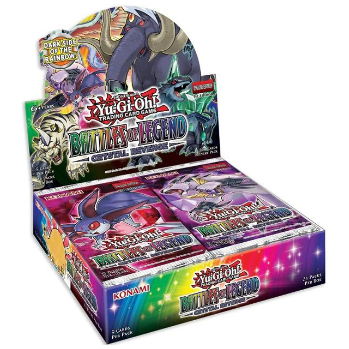 Yugioh TCG: Battles of Legend - Crystal Revenge 1st Edition Booster Pack [Sold Individually]